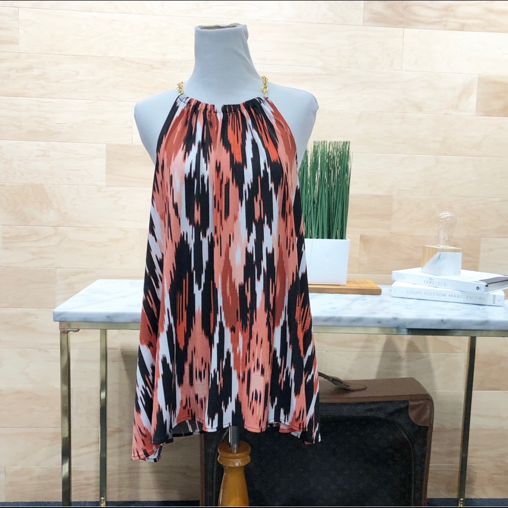 Michael Kors chain detail top NWOT